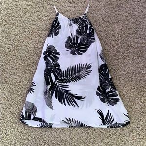 White palm tree blouse